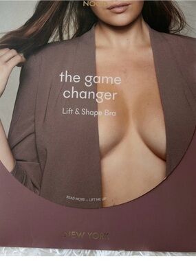 NOOD Nordstrom Lift & Shape Adhesive Bra Sz 2 NIB  - Soft Tan MSRP $49